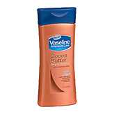 Vaseline intensive care cocoa radiant; with pure cocoa butter, non-greasy lotion with micro-droplets of vaseline jelly Left Picture